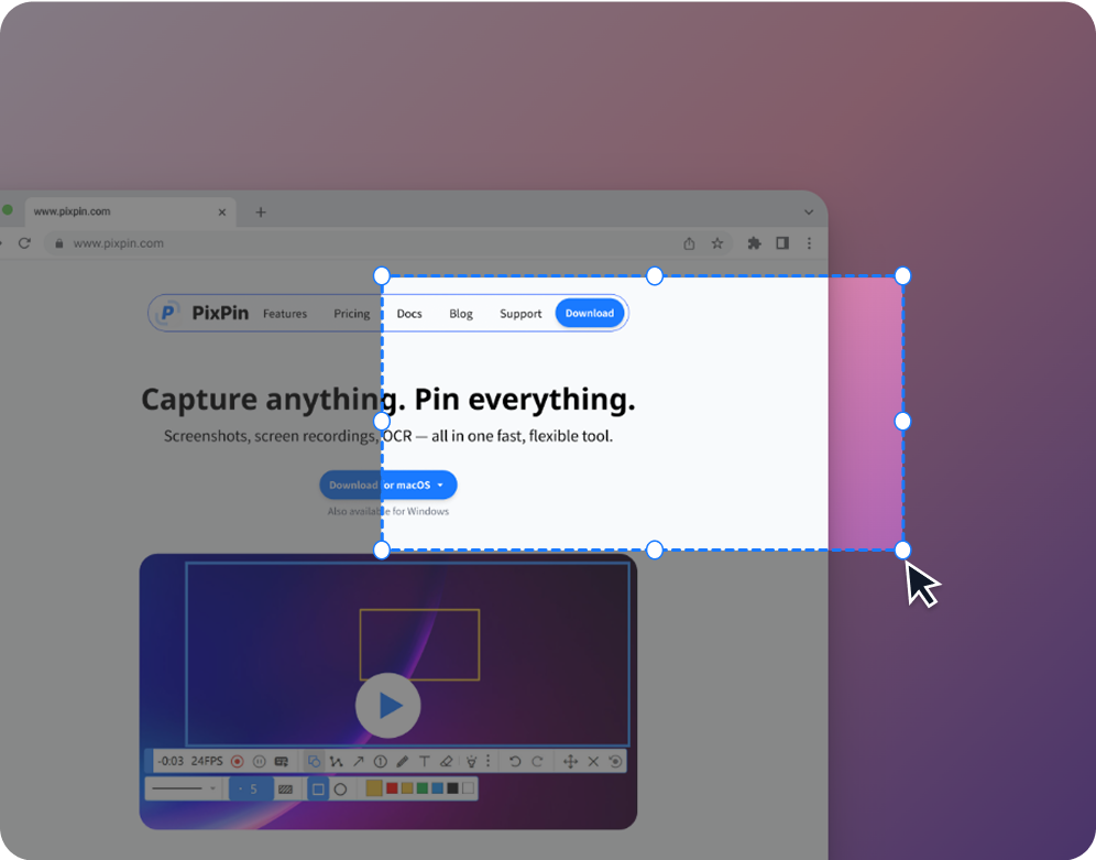 PixPin高效截图录屏工具办公设计教学全能助手，官方正版渠道、全平台安全下载详解 - PixPin 截图技巧